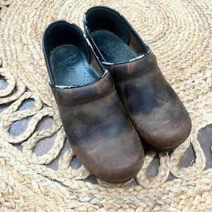 Dansko Professional Clog Women's 8M EU38 Brown Antique Oiled